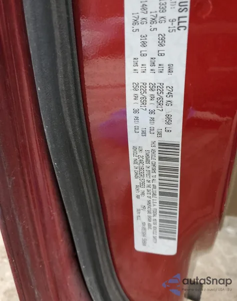 2016 Chrysler Town & Country Touring from USA, damaged, VIN 2C4RC1BG3GR157553